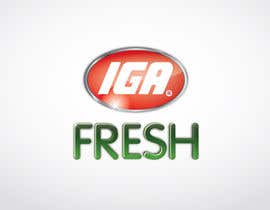 Nro 182 kilpailuun Logo Design for IGA Fresh käyttäjältä ravijoh