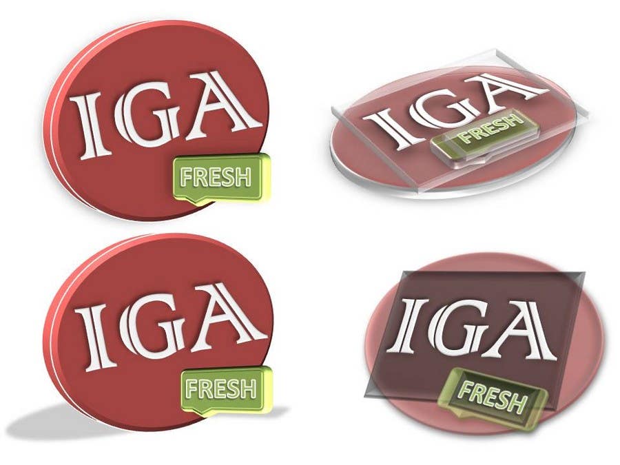 Bài tham dự cuộc thi #7 cho                                                 Logo Design for IGA Fresh
                                            