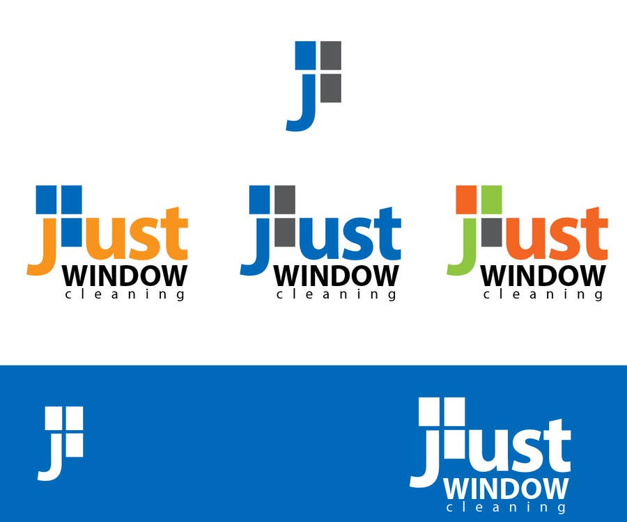 Kilpailutyö #11 kilpailussa                                                 Just Window Cleaning Logo Upgrade
                                            