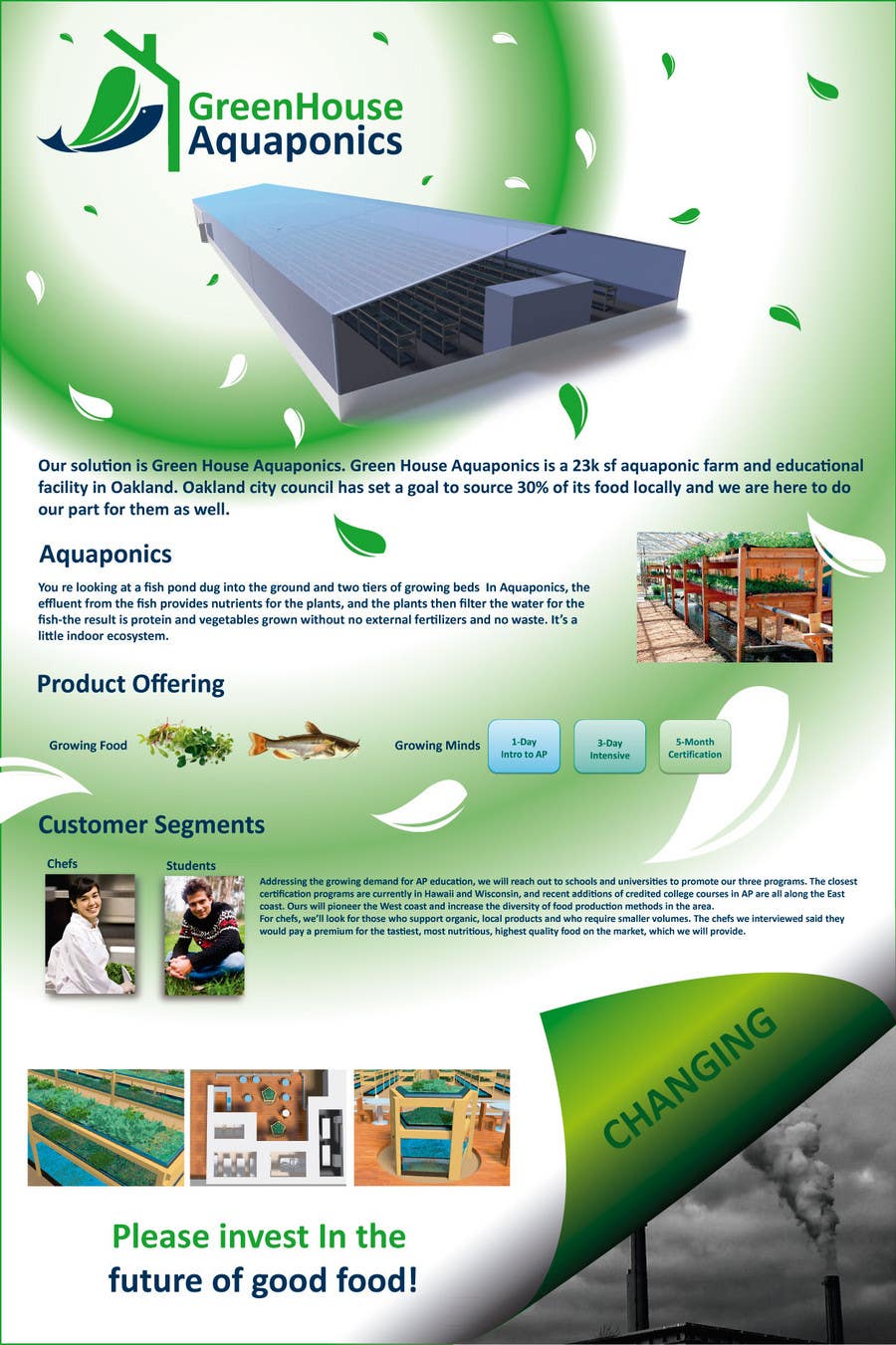 
                                                                                                                        Inscrição nº                                             22
                                         do Concurso para                                             Business Poster for Green House Aquaponics
                                        