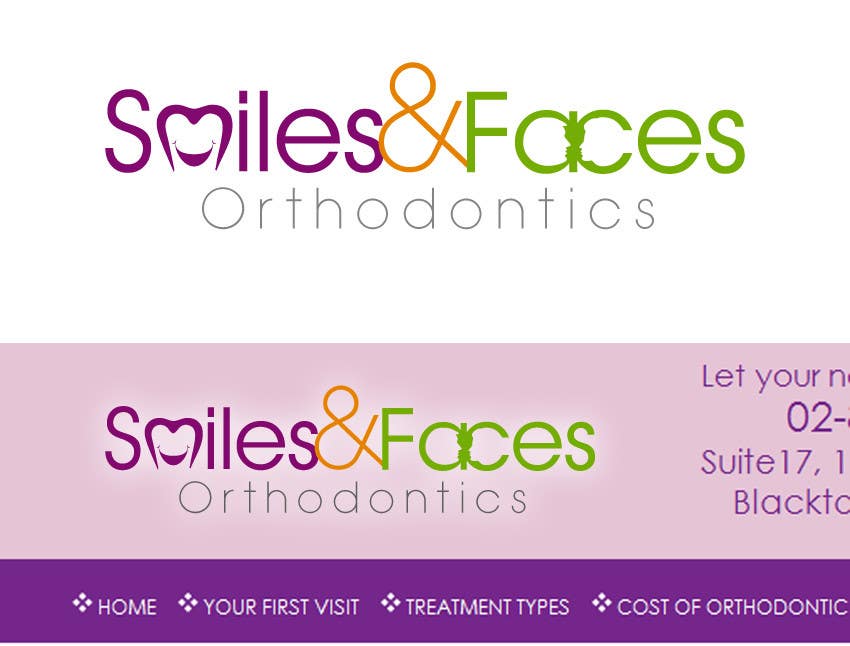 Proposition n°77 du concours                                                 Design a Logo for Smiles & Faces Orthodontics
                                            