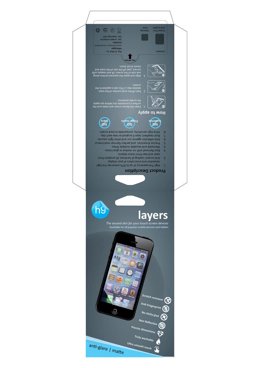 Proposition n°6 du concours                                                 Need Print and Packaging Designs for screen protector brand
                                            