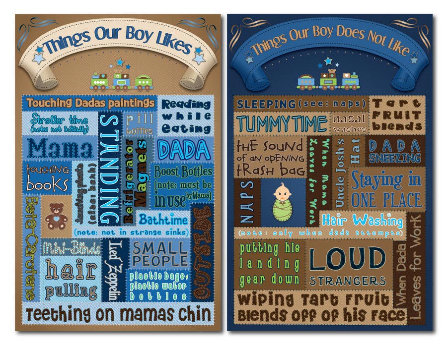 Contest Entry #18 for                                                 Whimsical Nursery Posters - Text-Based (Text Provided)
                                            