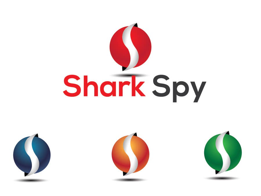 Proposition n°2 du concours                                                 Logo for Software called Shark Spy
                                            
