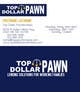 Contest Entry #125 thumbnail for                                                     Business Card Design for Top Dollar Pawnbrokers
                                                