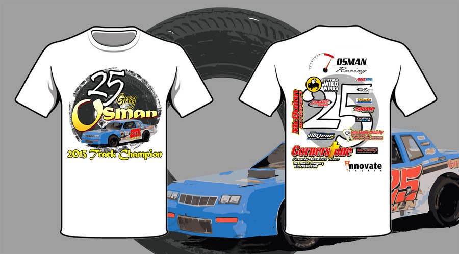 Konkurrenceindlæg #33 for                                                 Design a T-Shirt for Osman Racing
                                            