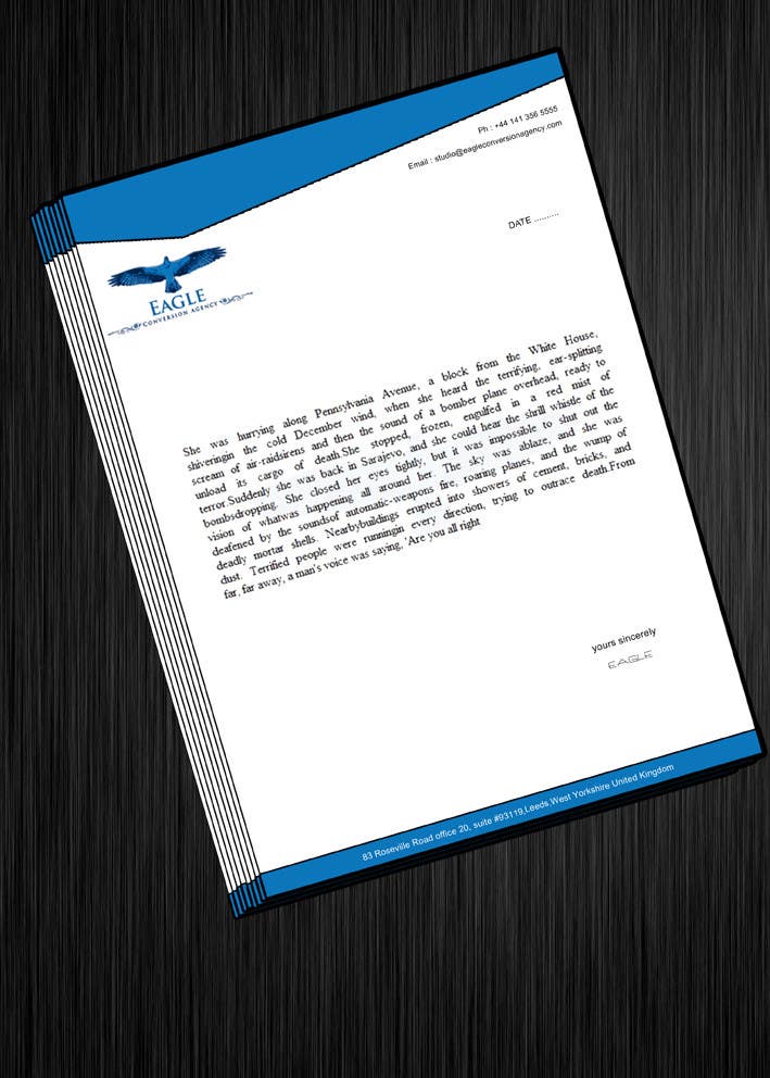 Contest Entry #57 for                                                 Design my Company Letterhead
                                            