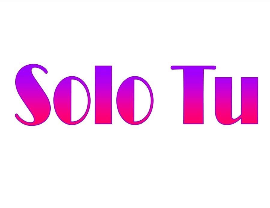Proposition n°32 du concours                                                 Design a Logo for " SOLO TU " woman shop
                                            
