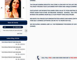 emdes19 tarafından Website Design for A Leading Live Casino Software Provider için no 33