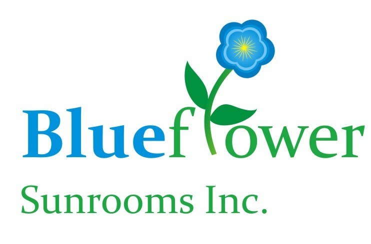 Intrarea #477 pentru concursul „                                                Logo Design for Blueflower TM Sunrooms Inc.  Windscreen/Sunrooms screen reduces 80% wind on deck
                                            ”