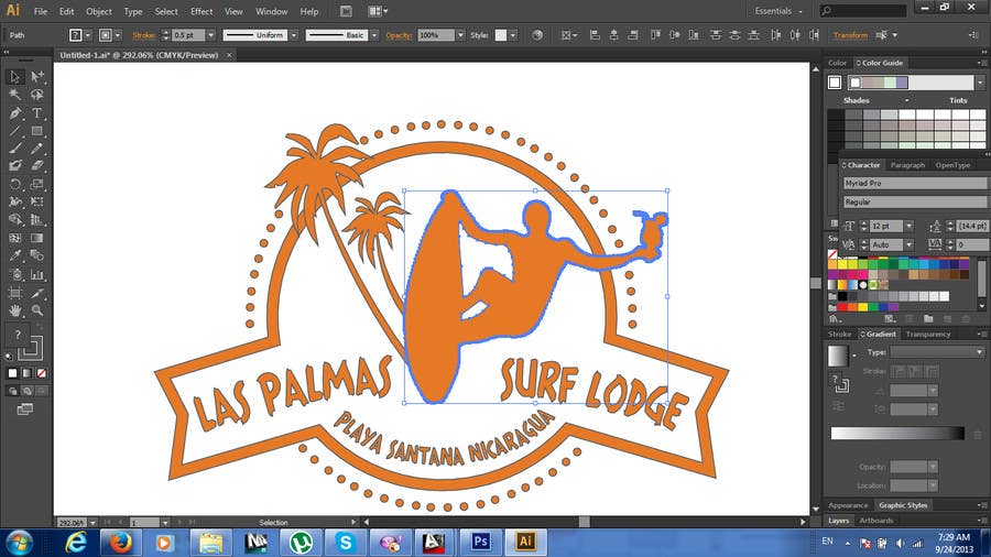 Kilpailutyö #21 kilpailussa                                                 Design a Logo for my Surf Company
                                            