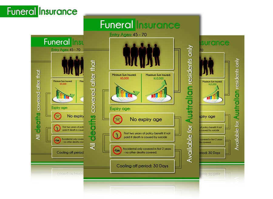 Contest Entry #10 for                                                 Funeral Insurance Infographic
                                            