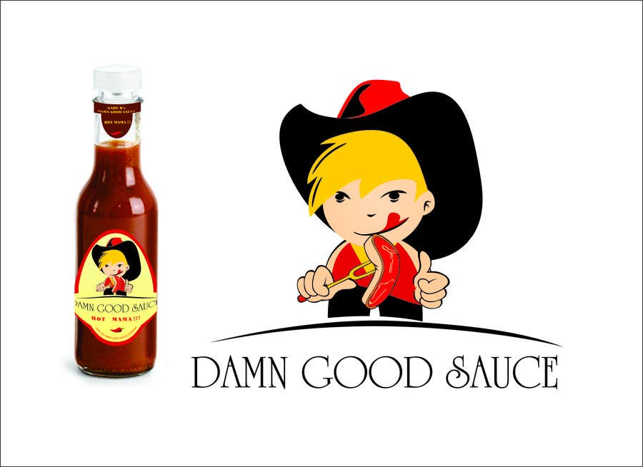 Kilpailutyö #79 kilpailussa                                                 Design a Logo for Damn Good Sauce
                                            