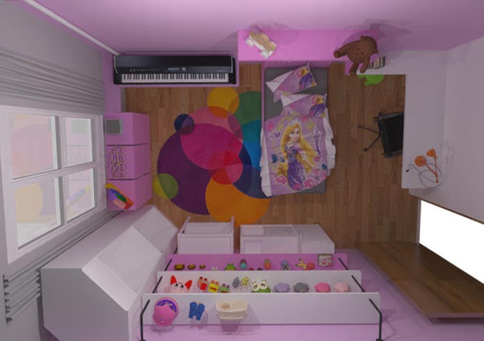 4 year old girl bedroom