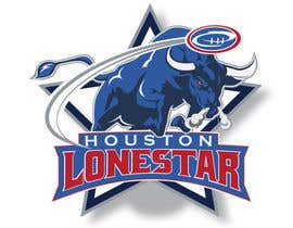 #188 untuk Logo Design for Houston Lonestars Australian Rules Football team oleh Ojiek