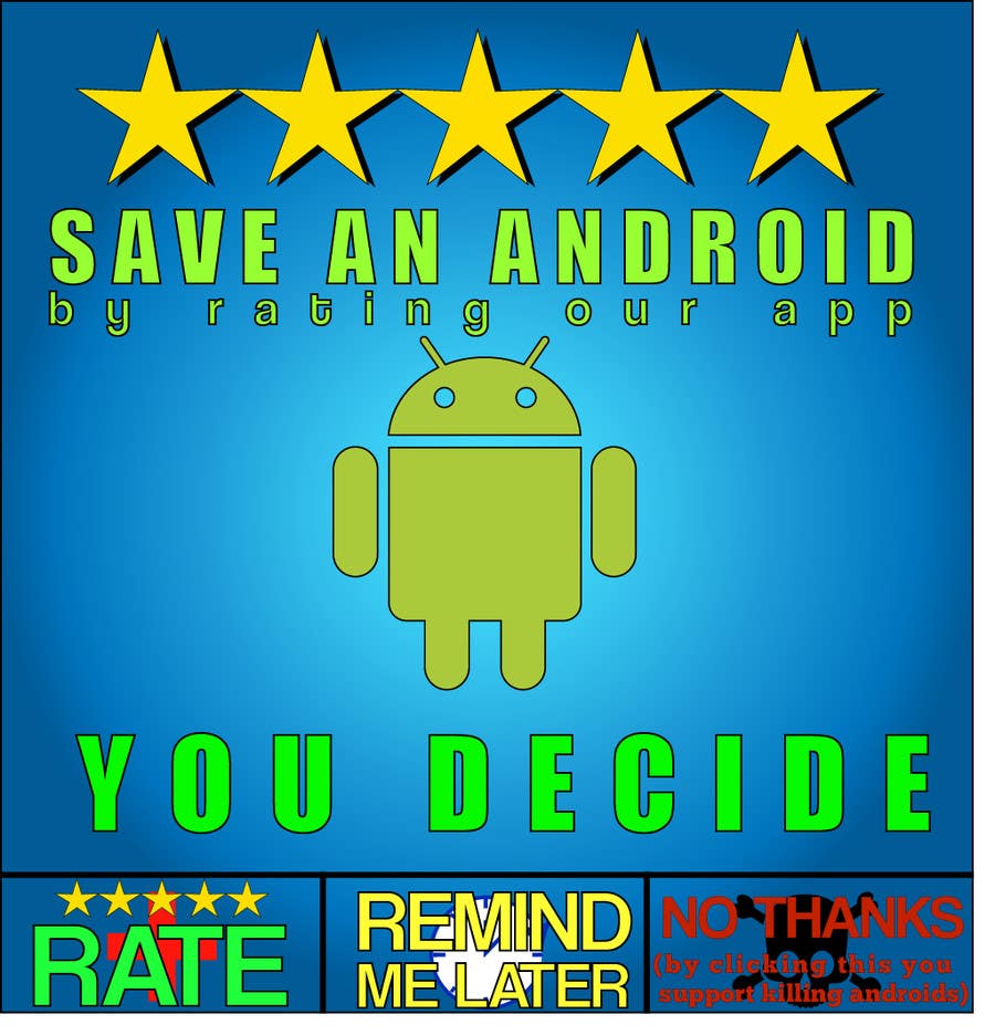 Inscrição nº 9 do Concurso para                                                 Rating Motivation Screen for Android App
                                            
