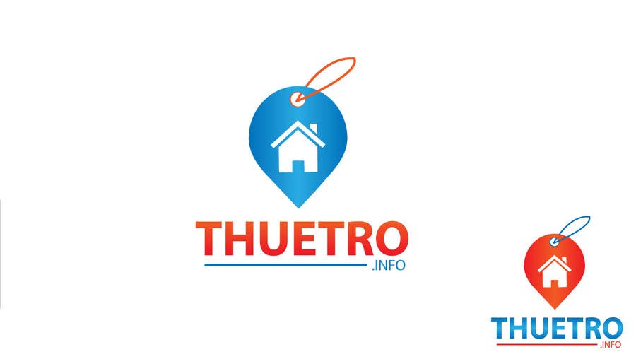 Penyertaan Peraduan #73 untuk                                                 Thiết kế Logo for rent house website
                                            