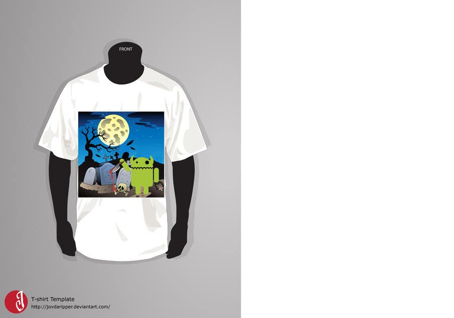Contest Entry #11 for                                                 Design a Tee for Android Halloween
                                            