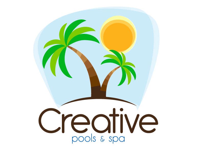 Proposition n°102 du concours                                                 Design a Modern Logo for Creative Pools and Spas
                                            