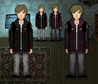 Bài tham dự cuộc thi #6 cho                                                 2D pixel art sprite sheet of main character for an old school zombie apocalypse RPG video game
                                            