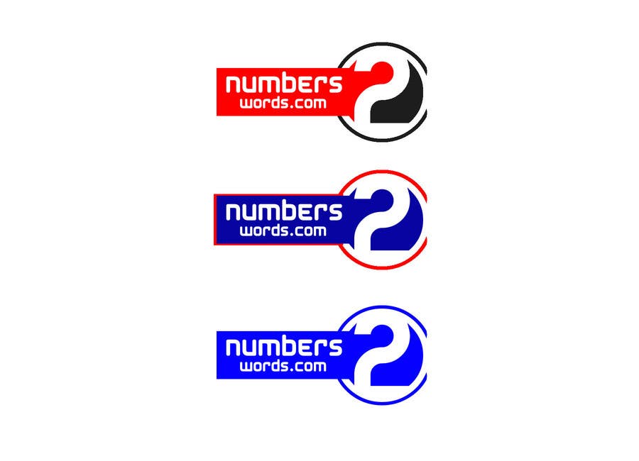 Penyertaan Peraduan #31 untuk                                                 Design a logo for www.numbers2words.com
                                            