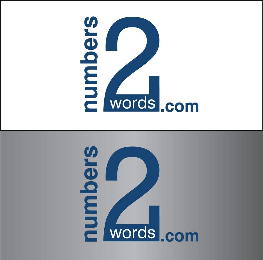 Penyertaan Peraduan #61 untuk                                                 Design a logo for www.numbers2words.com
                                            