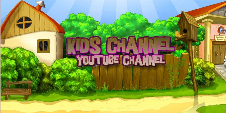 Entry #33 by laeeqnazir17 for Youtube banner - kids theme (age range 4-14)  | Freelancer