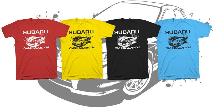 Konkurrenceindlæg #10 for                                                 Subaru Owners Club T-Shirt Design
                                            