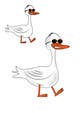 Kilpailutyön #9 pienoiskuva kilpailussa                                                     Draw a goose in several attitudes
                                                