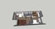 Anteprima proposta in concorso #16 per                                                     House Plan for a small space: Ground Floor + 2 floors
                                                