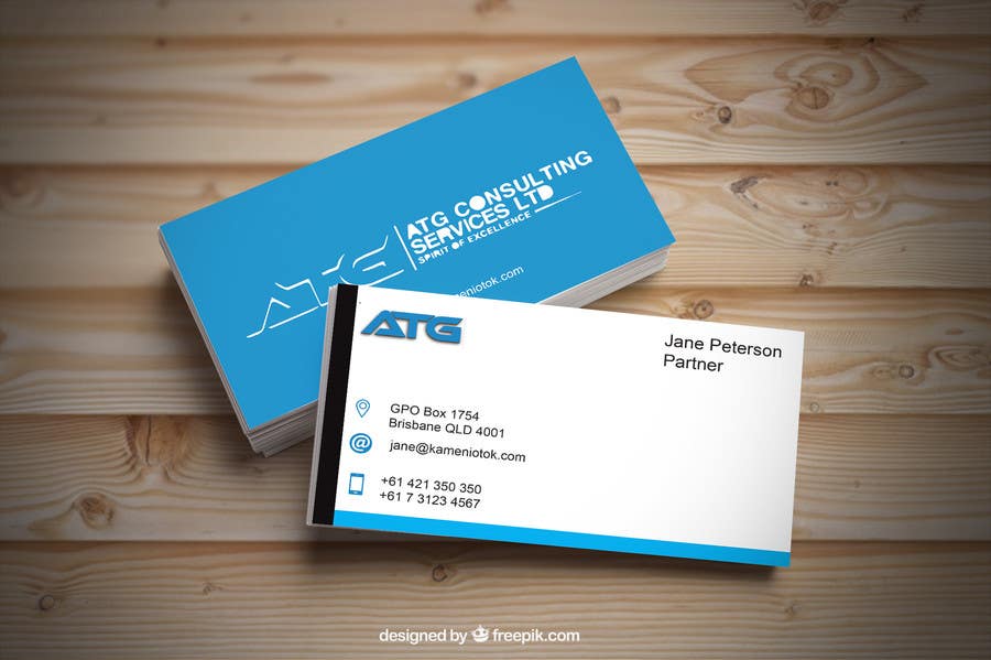 Penyertaan Peraduan #58 untuk                                                 Design a business Card
                                            