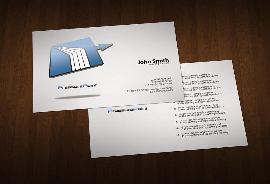 Contest Entry #107 for                                                 Business Card Design for Pressurepoint
                                            