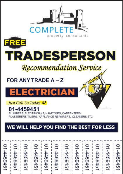 Penyertaan Peraduan #9 untuk                                                 design 3 a5 leaflets for tradesmen such as plumbers
                                            