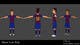 Contest Entry #5 thumbnail for                                                     Low Poly Leo Messi
                                                