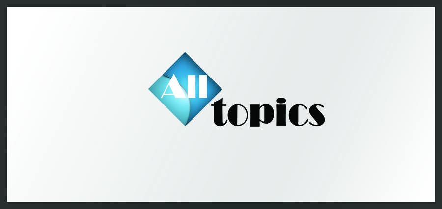 Bài tham dự cuộc thi #838 cho                                                 Logo Design for alltopics.com
                                            