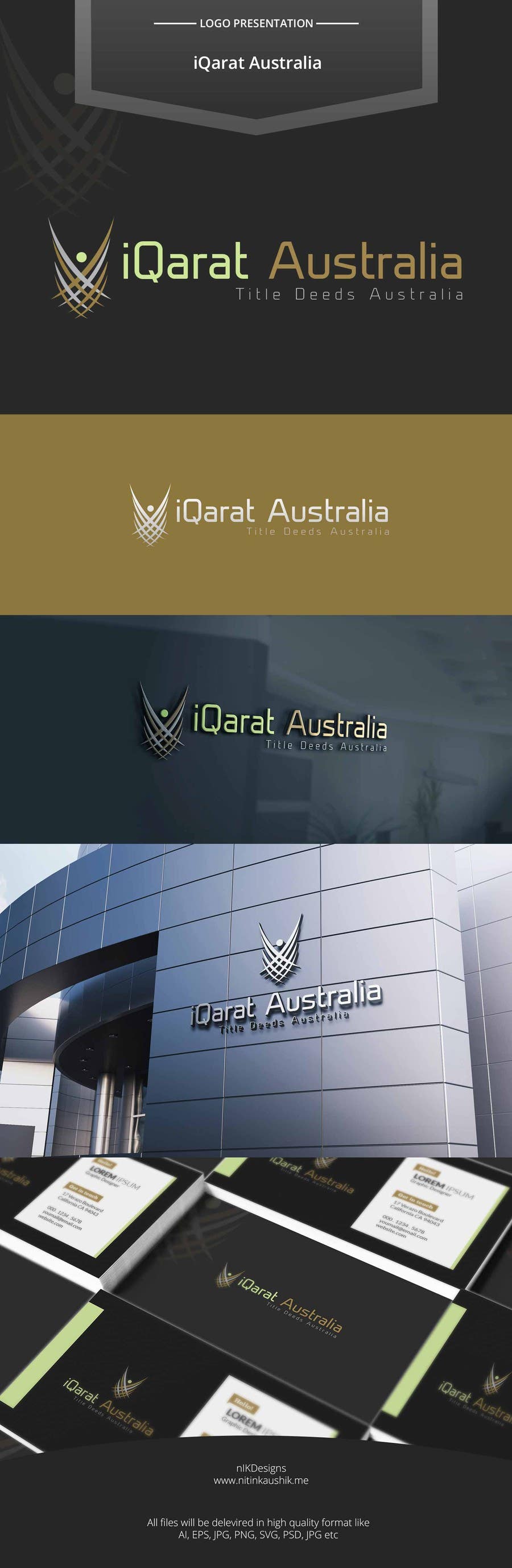 Příspěvek č. 89 do soutěže                                                 Design a Logo for an premium facilitator ‘Off-Market’ property concierge business - iQarat Australia
                                            