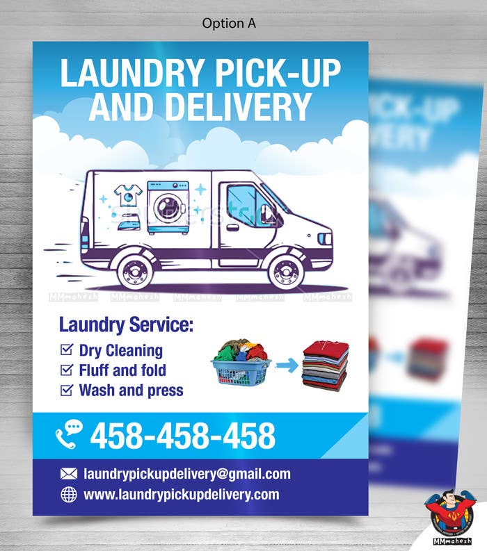 Contest Entry #6 for                                                 Flyer Design for PickUp and Delivery -- 1
                                            