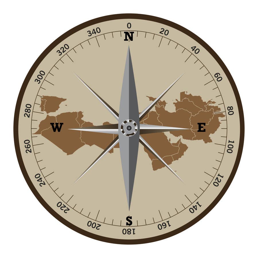 ผลงานการประกวด #2 สำหรับ                                                 Ummayad Empire Map with a Compass
                                            