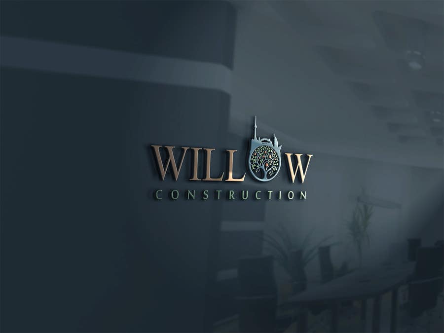 Participación en el concurso Nro.58 para                                                 Willow Construction Logo
                                            