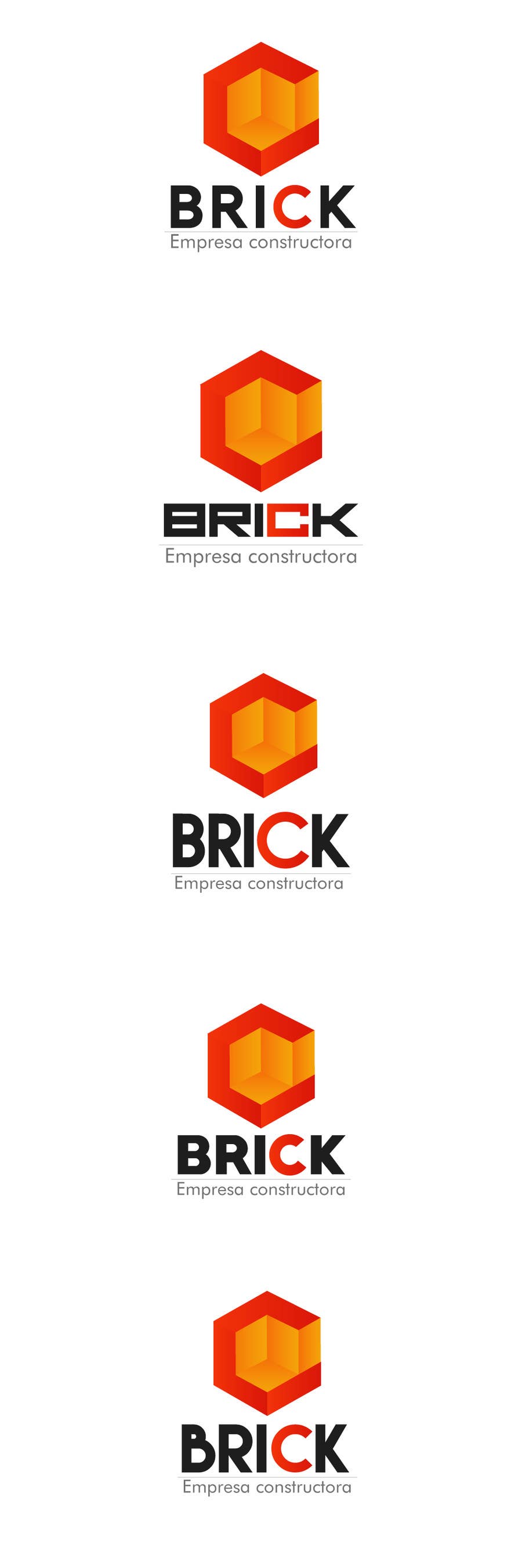 Participación en el concurso Nro.89 para                                                 Diseño de Logo: "Brick -  Empresa constructora". (Logo Design: Brick - Building Company).-
                                            