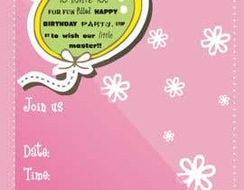 #57 for Design some Stationery for Baby 1st Birthday Invitation by AtulShruthi