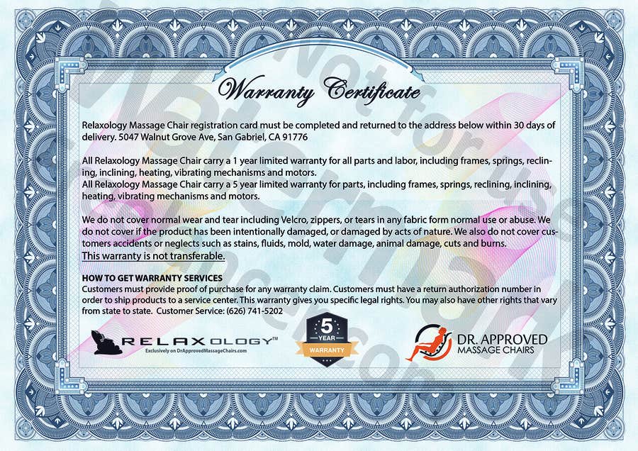 Contest Entry #8 for                                                 we need to redesign our warranty card
                                            