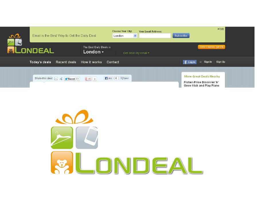 Konkurrenceindlæg #19 for                                                 Design a brandable logo for Londeal 
                                            