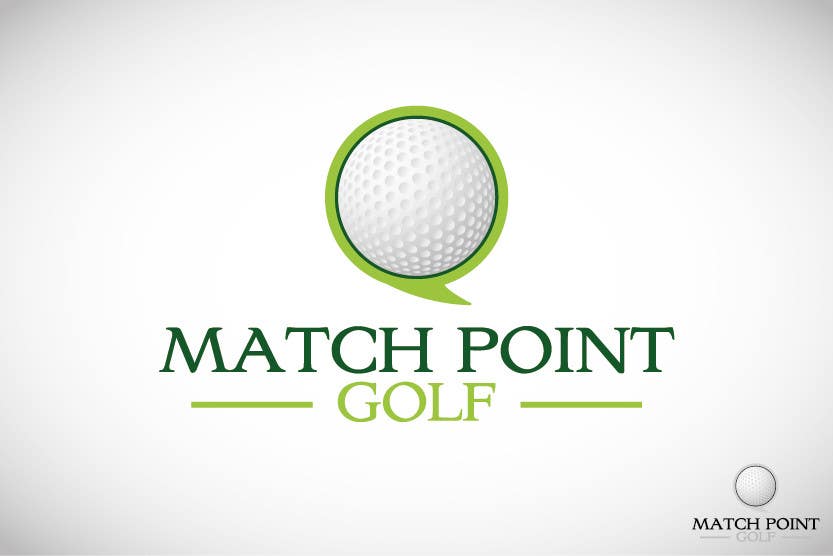 Penyertaan Peraduan #82 untuk                                                 Design a Logo for "Match Point Golf"
                                            