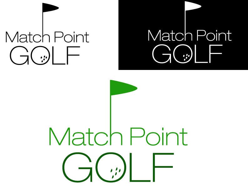 Penyertaan Peraduan #7 untuk                                                 Design a Logo for "Match Point Golf"
                                            