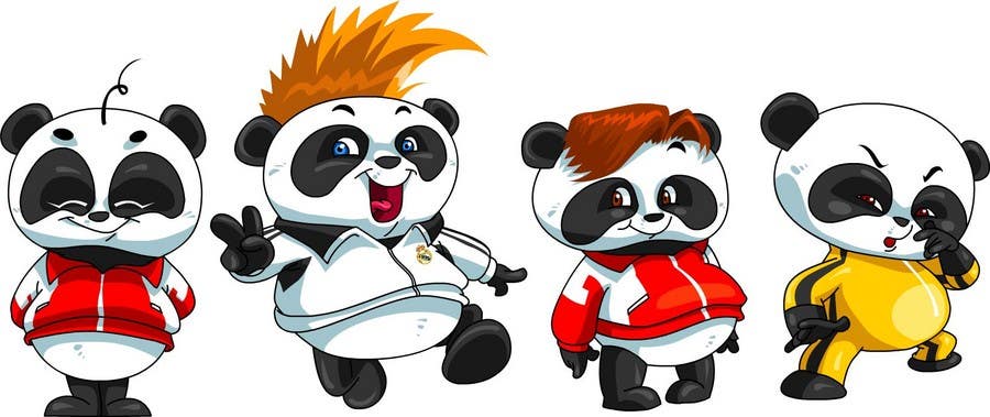 Конкурсна заявка №54 для                                                 Illustration Design for Animation illustration for Panda cubs.
                                            