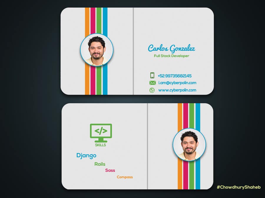 Participación en el concurso Nro.30 para                                                 Design some Business Cards
                                            