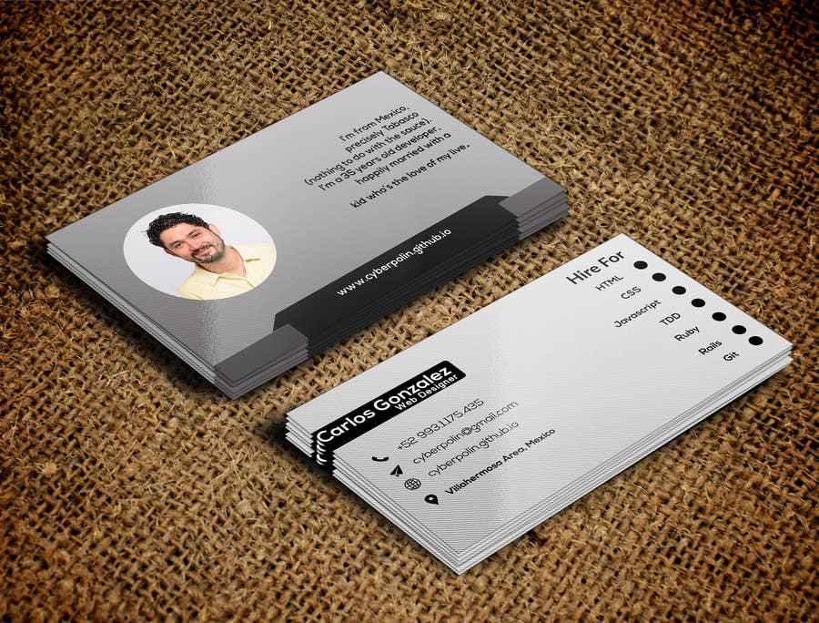 Contest Entry #25 for                                                 Design some Business Cards
                                            