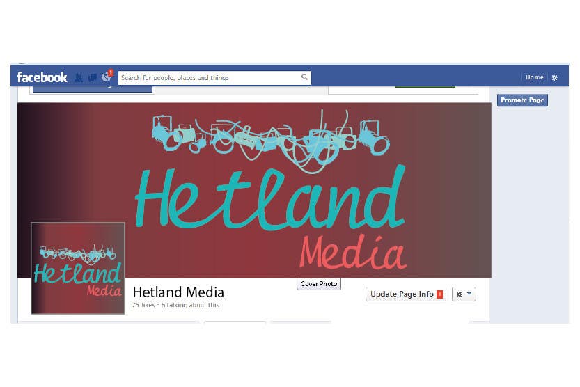 Zgłoszenie konkursowe o numerze #64 do konkursu o nazwie                                                 Design a logo for Hetland Media
                                            