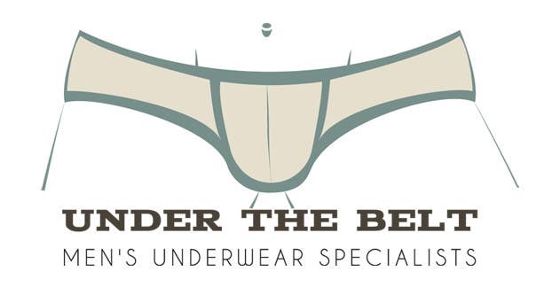 Kilpailutyö #159 kilpailussa                                                 Logo Design for UndertheBelt.net, Men's designer underwear store
                                            